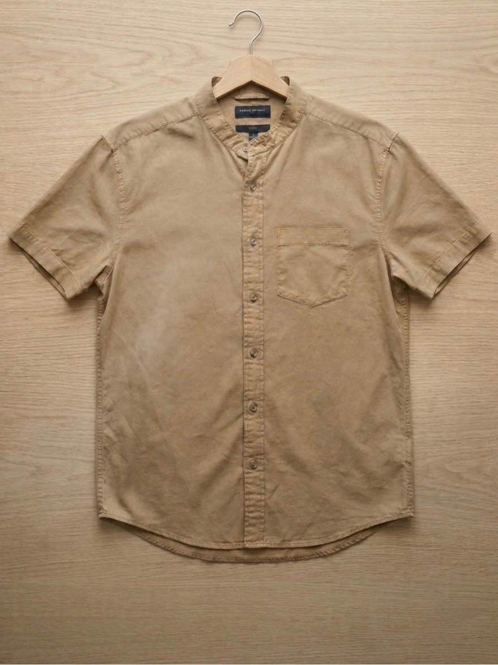 Banana Republic Men's Brown Short Sleeve Shirt